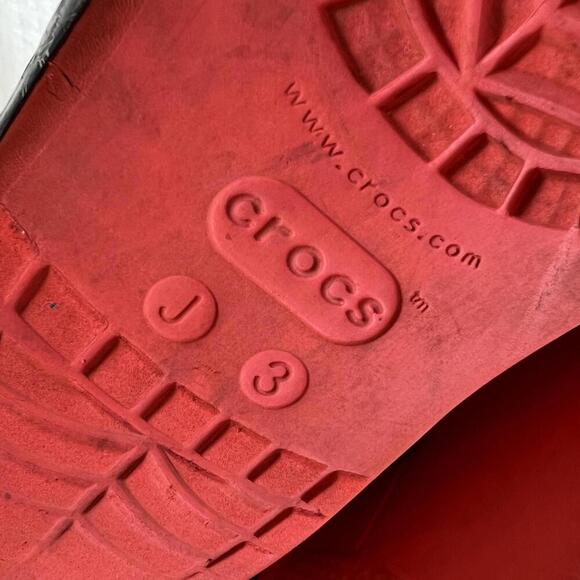 Crocs Juniors Size 3 Blue Red Spiderman Light Up Marvel Kids Slip on Shoes - Picture 7 of 11